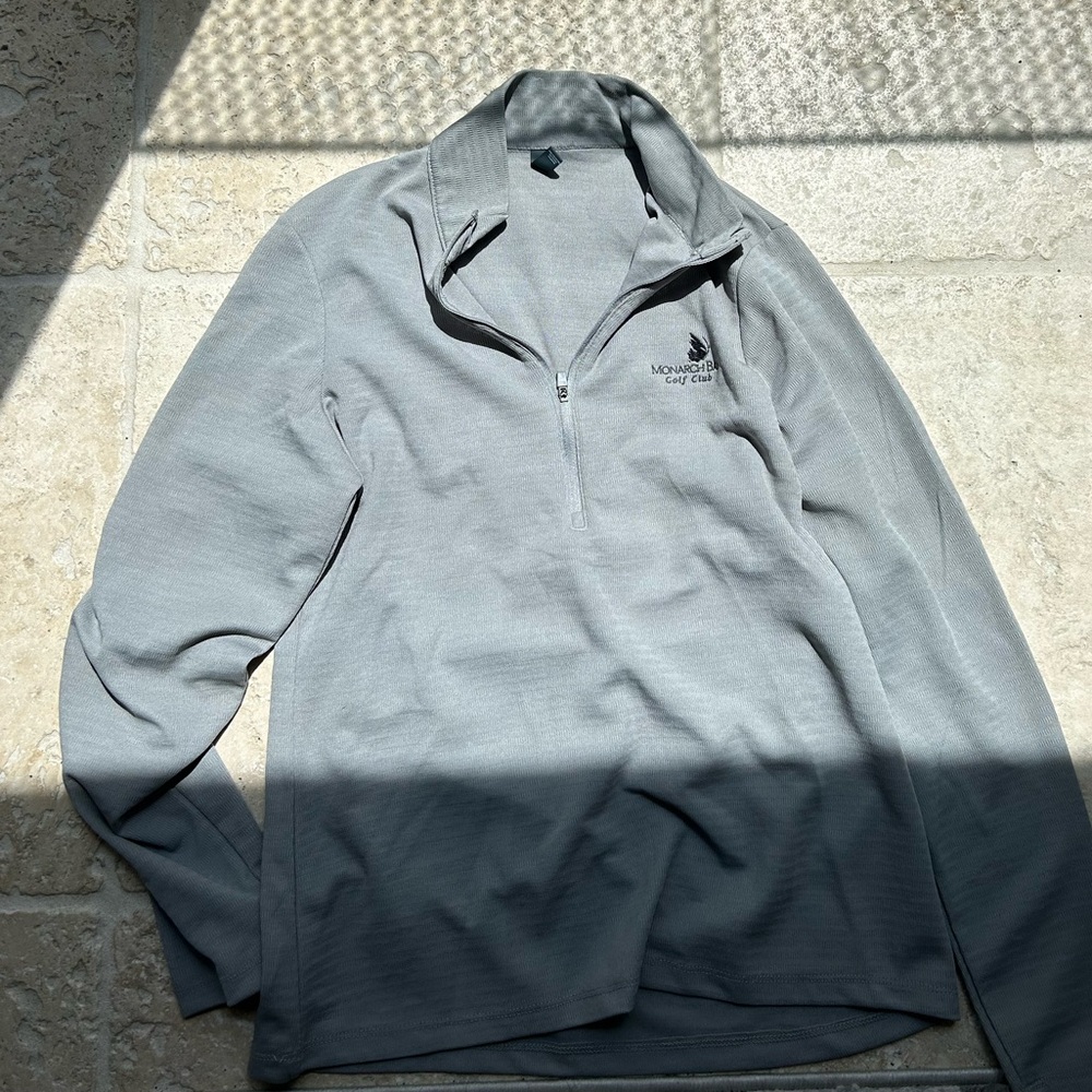 Grey golf quarter zip